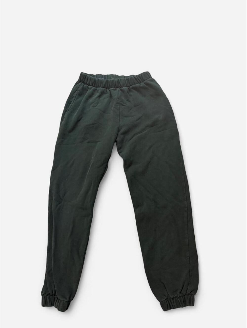 Brandy Melville Women's Green and Black Trousers